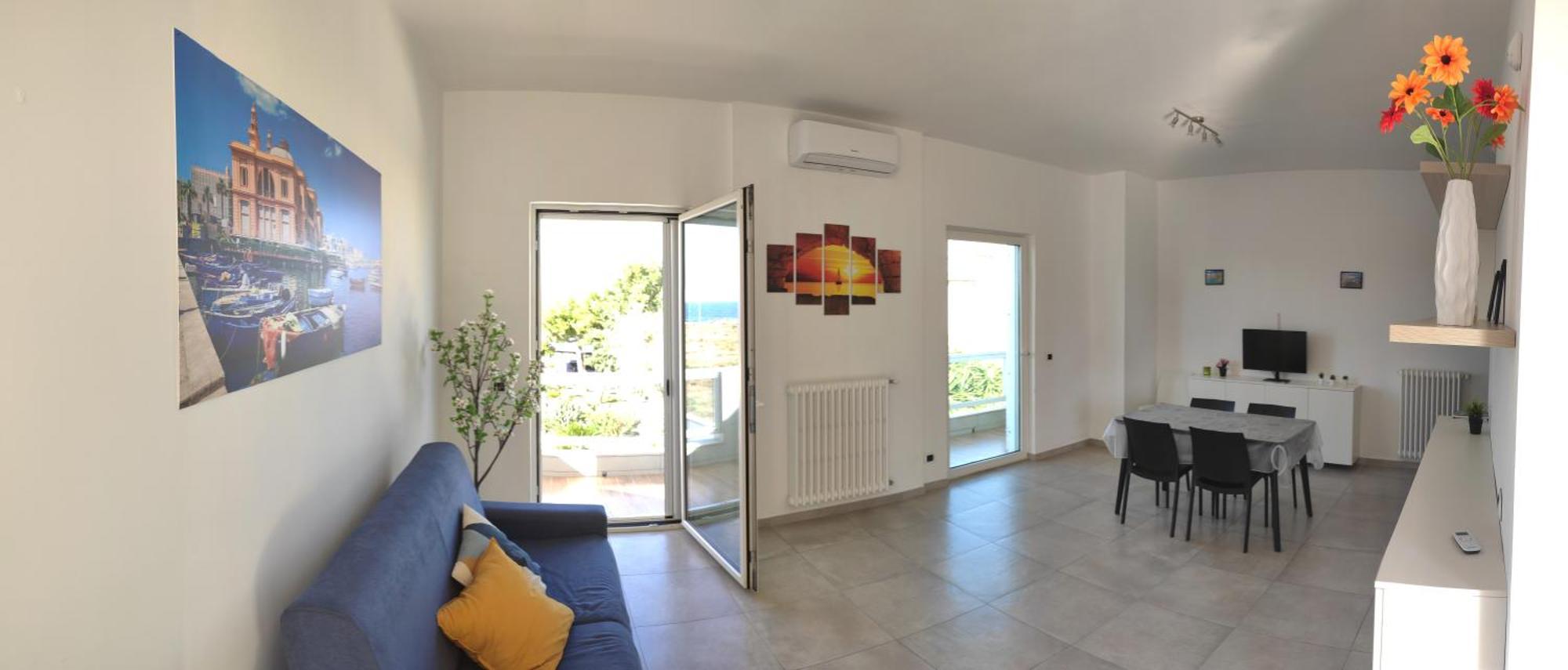 Seagull Apartments - Front And Sea View & Airport Bari Exterior foto